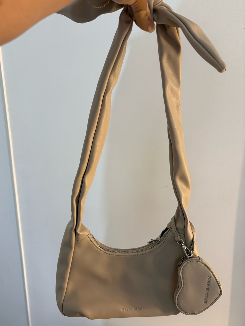 Melie Bianco | Shoulder Bag with Heart Bag Charm (Coin Purse) - Picture 3 of 6